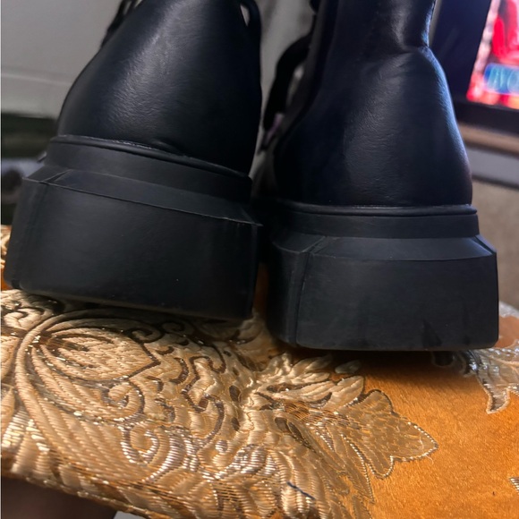 Truffle Collection Rock Gothic Chunky Lace Up Boots. Brand New Size 7. US 9 - Picture 11 of 14